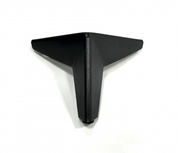 Опора мебельная треугольная H=110 пол.черный (12)