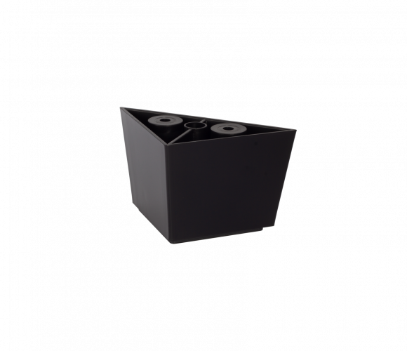 Опора рег. SWA 020.050.065 М8 22 мал.треуг. Черный матовый