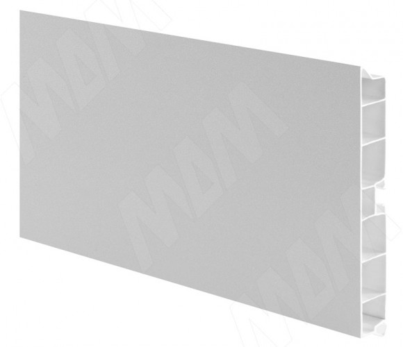 Цоколь пластиковый (высота 150, длина 4000 мм), Алюминий матовый 15.0201R 4M