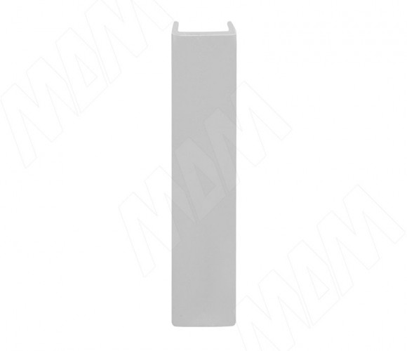 Конечный элемент цоколя  (выс.100), алюминий матовый   19.0201R.40N