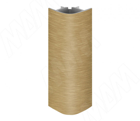 Уголок цоколя 90гр. универсальный (высота 100), Золото поталь 19.9100R.10