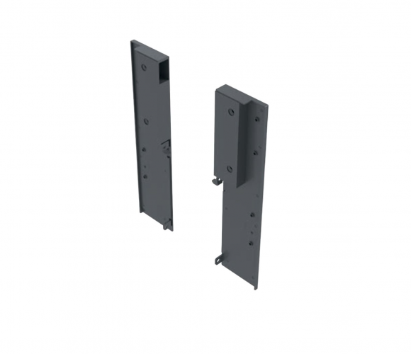 Соединитель фасада для AXIS PRO, внутрений для высокого ящика 167мм. антрацит PB-AXISPRO-WEWMOCC