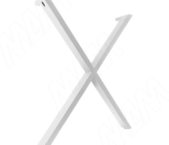 Аспен опора для стола Х-образная, 60х30, Н715+10мм,белый  AS60X30/715WT