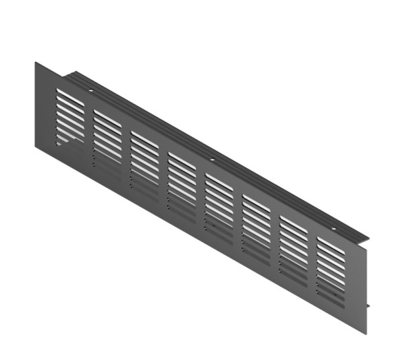 АРИСТО Решетка вентиляционная, 320 мм., черный крац.   GA0858