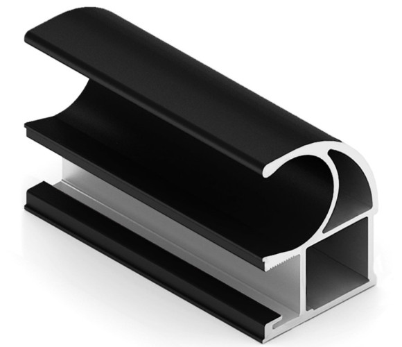 АРИСТО Профиль вертикальный C, 2700, черный   AS0731