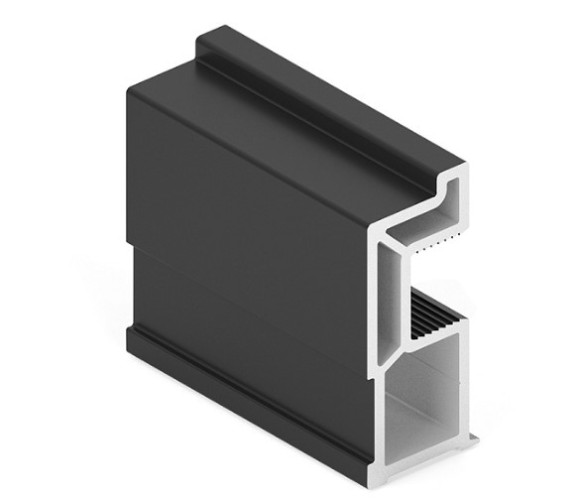 АРИСТО Профиль вертикальный SLIM MAX, 2700, черный   AV0793