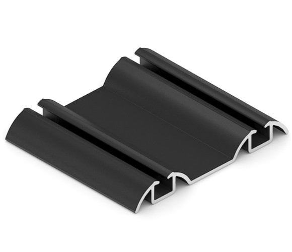 АРИСТО Направляющая двойная нижняя, 5400, венге темный   AS0504