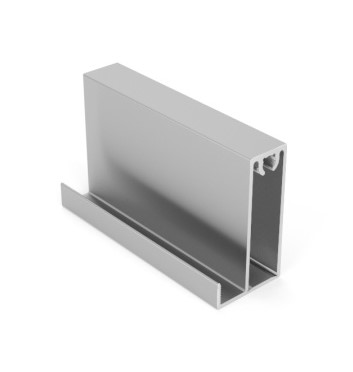 АРИСТО Профиль нижний плоский SLIM, 5400, серебро   AV0735