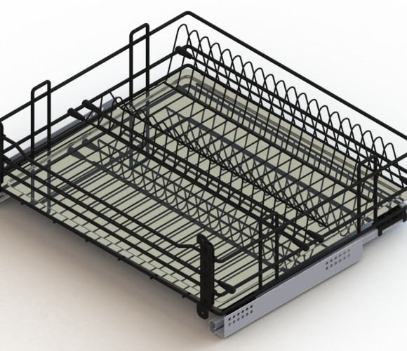 Cargo 600мм Корзина выкатная GTV, черный