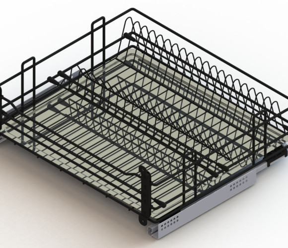 Cargo 500мм Посудосушитель выкатной GTV, черный