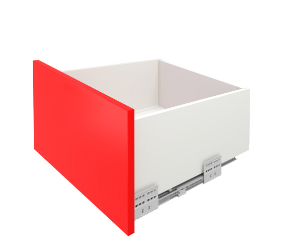 Ящик СТАРТ PUSH+SOFT с прямыми боковинами Белый SB41W.1/500, выс. стенки 199мм