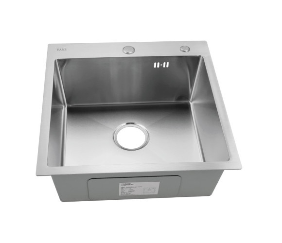 Мойка VANS SMART (500х500х220мм, толщ.3+0,8мм), SATIN + ДОЗАТОР   VSM