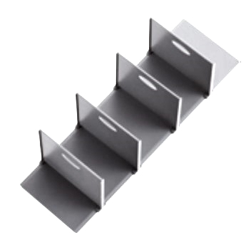 Делитель нижней полки бутылочниц  DTC PURE-PRO HК KB=200мм, серый (НК10075450-147,Н11) 0021924