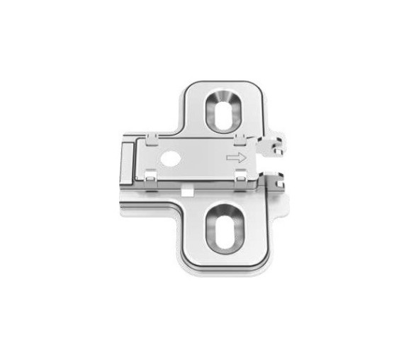 Монтажная планка DTC для петель STYLISH H=18, с евровинтами (82H182AQ) 0023941