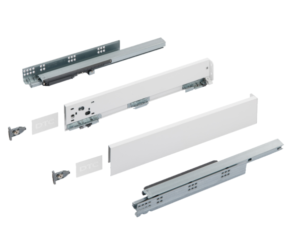 Ящик DTC Dragon-Pro, Push-Open, L=500, H= 95, 40кг, белый (HB615004AX, E29) 0024411
