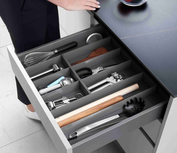 Лоток для столовых приборов DTC L=500 W=356, металл, белый (HKDCP500A03, E29) 0022527