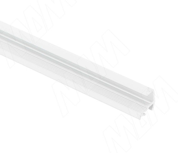 Профиль FМ10 врезной угловой узкий, для ленты с основ. 5мм. белый мат,15х8,5мм L-3000 LSP-FM10-ALU-3000-WHM  (без рассеивателя)