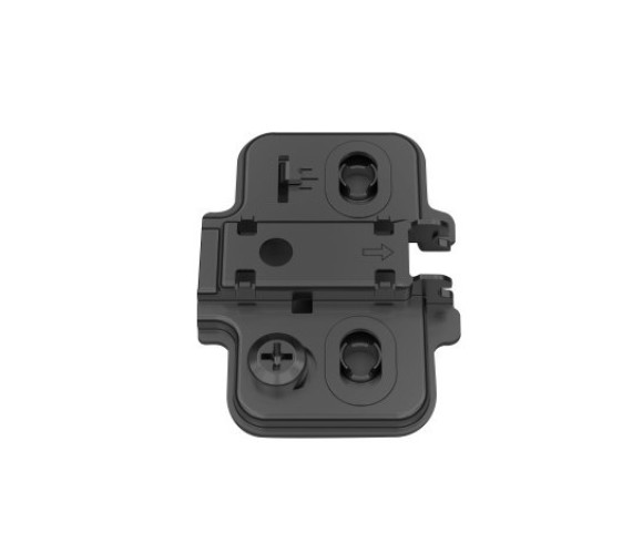 Монтажная планка DTC для петель STYLISH H=0, с эксцентриком и евровинтами (82T02TQ) 0023948