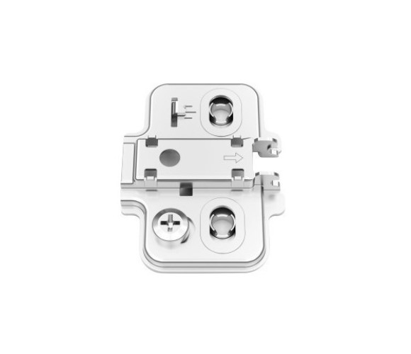 Монтажная планка DTC для петель STYLISH H=2, с эксцентриком и евровинтами (82T22TQ) 0023949
