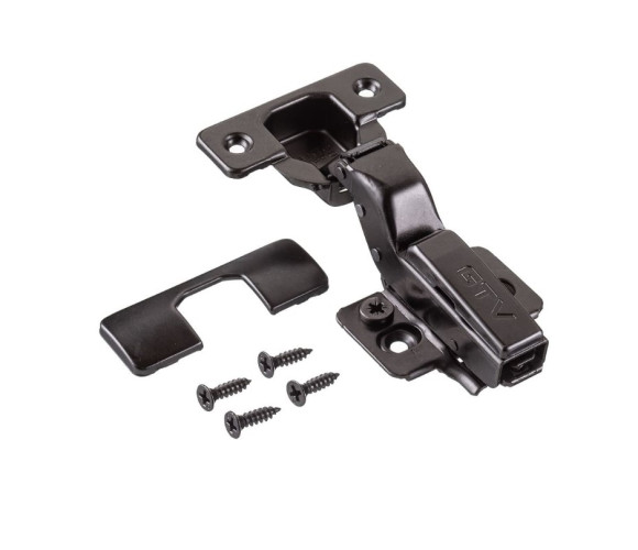 Петля GTV SILENTO PRO вкладная с доводчиком с 3D регулир. H-0, CLIPON  ZM-HCSL07-3DBEO