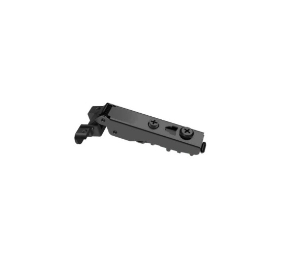 Петля DTC STYLISH 110° для алюм. фасада смежная с доводчиком черная (C82B678FA A08) 0024021