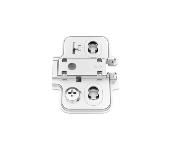 Монтажная планка DTC для петель STYLISH H=0, с эксцентриком (82T00TQ) 0023951